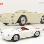 Porsche 550 Spyder 70 Metu Leidimas Baltas Schuco 1:18 - image 8 of 8