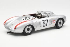 Porsche 550 RS Spyder #37 H. Polensky / R. von Frankenberg 24 Hours of Le Mans 1955 Schuco 1:18 450033400 Metalas - nuotrauka 3 iš 8