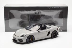 Porsche 718 Spyder Crayon Pilkas GT Spirit 1:18 GT436 Derva - nuotrauka 6 iš 6