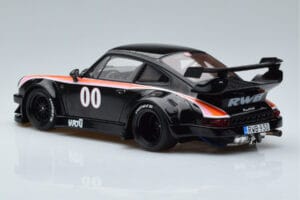 Porsche 911 930 RWB Yaju Juodas GT Spirit 1:18 GT413 Derva - nuotrauka 5 iš 6