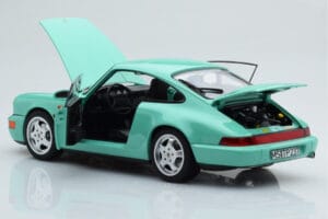 Porsche 911 964 Carrera 2 Mint Žalias Norev 1:18 187327 Metalas - nuotrauka 3 iš 8