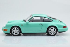 Porsche 911 964 Carrera 2 Mint Žalias Norev 1:18 187327 Metalas - nuotrauka 5 iš 8