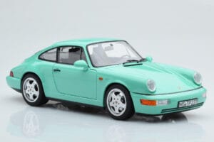Porsche 911 964 Carrera 2 Mint Žalias Norev 1:18 187327 Metalas - nuotrauka 6 iš 8