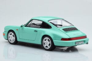 Porsche 911 964 Carrera 2 Mint Žalias Norev 1:18 187327 Metalas - nuotrauka 7 iš 8