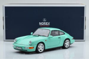 Porsche 911 964 Carrera 2 Mint Žalias Norev 1:18 187327 Metalas - nuotrauka 8 iš 8