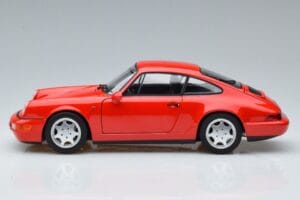 Porsche 911 964 Carrera 2 Raudonas Norev 1:18 187320 Metalas - nuotrauka 4 iš 7