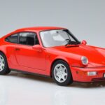 Porsche 911 964 Carrera 2 Raudonas Norev 1:18 187320 Metalas - image 5 of 7