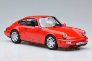 Porsche 911 964 Carrera 2 Raudonas Norev 1:18 187320 Metalas - nuotrauka 5 iš 7
