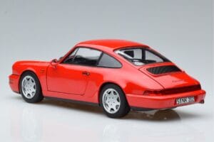 Porsche 911 964 Carrera 2 Raudonas Norev 1:18 187320 Metalas - nuotrauka 6 iš 7