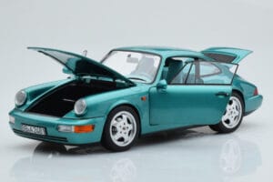 Porsche 911 964 Carrera 2 Wimbledon Žalias Norev 1:18 187329 Metalas - nuotrauka 2 iš 8