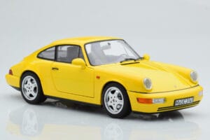 Porsche 911 964 Carrera 2 Geltonas Norev 1:18 187328 Metalas - nuotrauka 6 iš 8