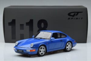 Porsche 911 964 Carrera RS 3.6 Mėlynas GT Spirit 1:18 GT887 Derva - nuotrauka 6 iš 6