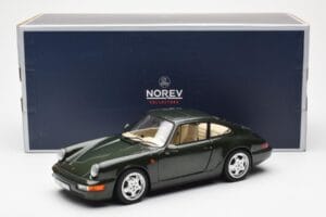 Porsche 911 964 Carrera 4 Žalias Metallic Asia Exclusive Norev 1:18 187326 Metalas - nuotrauka 8 iš 8