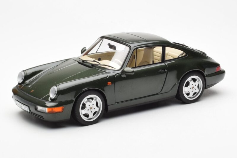 Porsche 911 964 Carrera 4 Žalias Metallic Asia Exclusive Norev 1:18 187326 Metalas