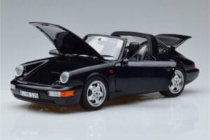 Porsche 911 964 Carrera 4 Targa Mėlynas Norev 1:18 187340 Metalas - nuotrauka 2 iš 8