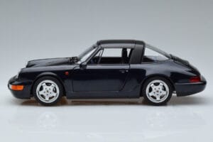 Porsche 911 964 Carrera 4 Targa Mėlynas Norev 1:18 187340 Metalas - nuotrauka 4 iš 8