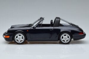 Porsche 911 964 Carrera 4 Targa Mėlynas Norev 1:18 187340 Metalas - nuotrauka 5 iš 8