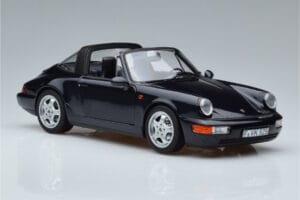 Porsche 911 964 Carrera 4 Targa Mėlynas Norev 1:18 187340 Metalas - nuotrauka 6 iš 8