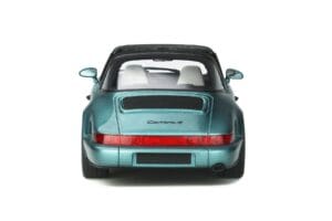 Porsche 911 964 Carrera 4 Targa Žalias GT Spirit 1:18 GT805 Derva - nuotrauka 4 iš 8