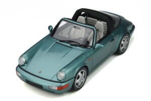 Porsche 911 964 Carrera 4 Targa Žalias GT Spirit 1:18 GT805 Derva - nuotrauka 5 iš 8