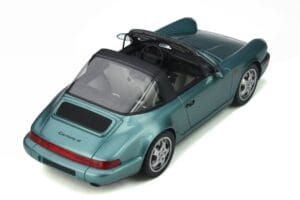 Porsche 911 964 Carrera 4 Targa Žalias GT Spirit 1:18 GT805 Derva - nuotrauka 6 iš 8