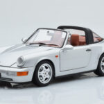 Porsche 911 964 Carrera 4 Targa Polar Sidabrinis Norev 1:18