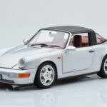 Porsche 911 964 Carrera 4 Targa Polar Sidabrinis Norev 1:18 - image 4 of 9