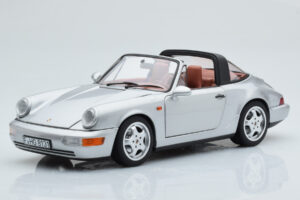 Porsche 911 964 Carrera 4 Targa Polar Sidabrinis Norev 1:18