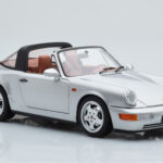 Porsche 911 964 Carrera 4 Targa Polar Sidabrinis Norev 1:18 - image 7 of 9