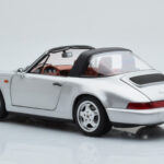 Porsche 911 964 Carrera 4 Targa Polar Sidabrinis Norev 1:18 - image 8 of 9