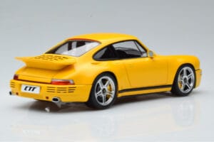 Porsche 911 964 RUF CTR Anniversary Blossom Geltonas Almost Real 1:18 880301 Metalas - nuotrauka 3 iš 8