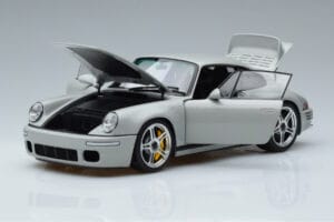 Porsche 911 964 RUF SCR Chalk Pilkas Almost Real 1:18 880204 Metalas - nuotrauka 2 iš 7