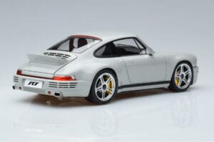 Porsche 911 964 RUF SCR Chalk Pilkas Almost Real 1:18 880204 Metalas - nuotrauka 3 iš 7