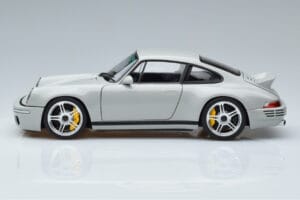 Porsche 911 964 RUF SCR Chalk Pilkas Almost Real 1:18 880204 Metalas - nuotrauka 4 iš 7