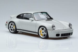 Porsche 911 964 RUF SCR Chalk Pilkas Almost Real 1:18 880204 Metalas - nuotrauka 5 iš 7