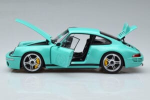 Porsche 911 964 RUF SCR Pearl Mint Žalias Almost Real 1:18 880206 Metalas - nuotrauka 4 iš 10