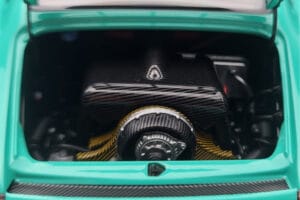 Porsche 911 964 RUF SCR Pearl Mint Žalias Almost Real 1:18 880206 Metalas - nuotrauka 9 iš 10