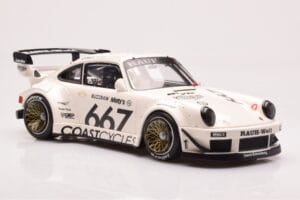 Porsche 911 964 RWB Coast Cycle GT Spirit 1:18 GT410 Derva - nuotrauka 4 iš 6