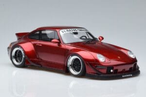 Porsche 911 964 RWB Duck Tail Candy Apple GT Spirit 1:18 GT759 Derva - nuotrauka 4 iš 6