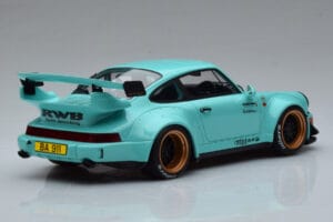 Porsche 911 964 RWB Tiffany Mėlynas GT Spirit 1:18 GT875 Derva - nuotrauka 2 iš 6