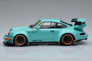 Porsche 911 964 RWB Tiffany Mėlynas GT Spirit 1:18 GT875 Derva - nuotrauka 3 iš 6