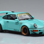 Porsche 911 964 RWB Tiffany Mėlynas GT Spirit 1:18 - image 4 of 6