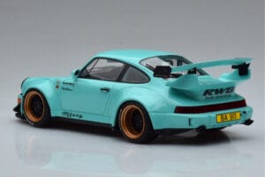 Porsche 911 964 RWB Tiffany Mėlynas GT Spirit 1:18 GT875 Derva - nuotrauka 5 iš 6
