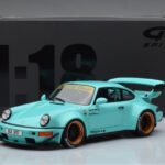Porsche 911 964 RWB Tiffany Mėlynas GT Spirit 1:18 - image 6 of 6