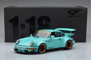 Porsche 911 964 RWB Tiffany Mėlynas GT Spirit 1:18 GT875 Derva - nuotrauka 6 iš 6