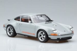 Porsche 911 964 Singer Pilkas GT Spirit 1:18 GT088 Derva - nuotrauka 4 iš 6