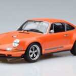 Porsche 911 964 Singer Oranžinis Specialusis Leidimas GT Spirit 1:18 ZM049 Derva