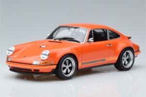 Porsche 911 964 Singer Oranžinis Specialusis Leidimas GT Spirit 1:18 ZM049 Derva
