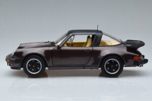 Porsche 911 964 Turbo Targa Ruda Norev 1:18 187665 Metalas - nuotrauka 4 iš 8