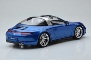 Porsche 911 991 4S Targa Mėlynas GT Spirit 1:18 GT037 Derva - nuotrauka 2 iš 5